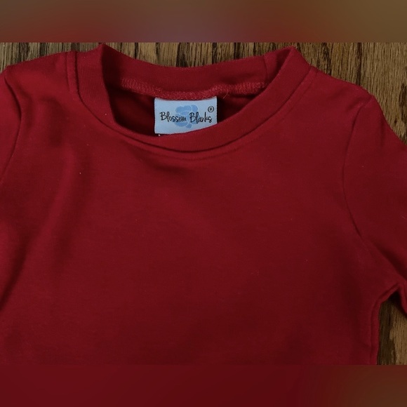 Blossom Blanks Boutique Christmas Holiday pajama set red plaid pj’s Boy’s 2T - Picture 3 of 3